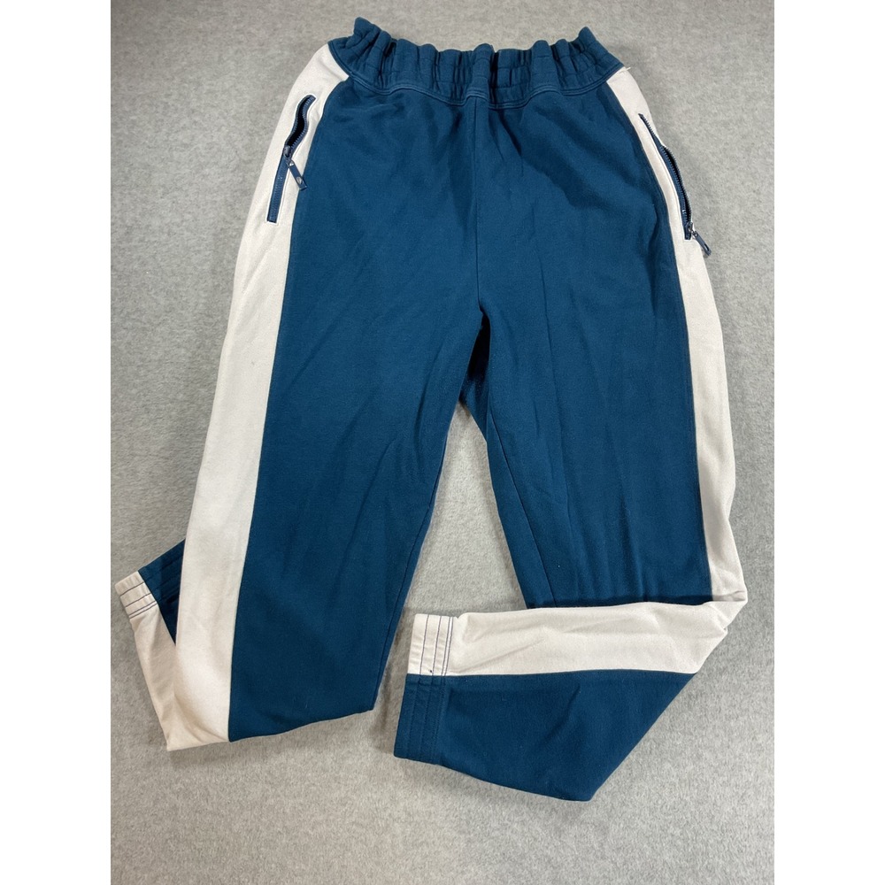 Fabletics Mens XL Blue White Colorblock French Terry Joggers 2201